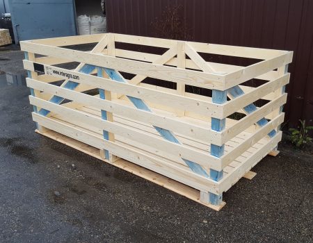 Houten kisten voor Kool, Pompoenen